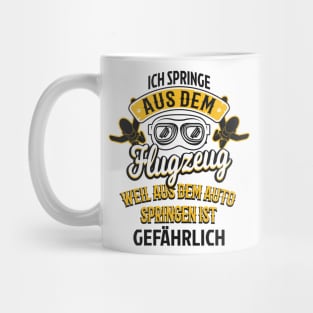 Fallschirm Fallschirmspringen Fun Spruch Mug